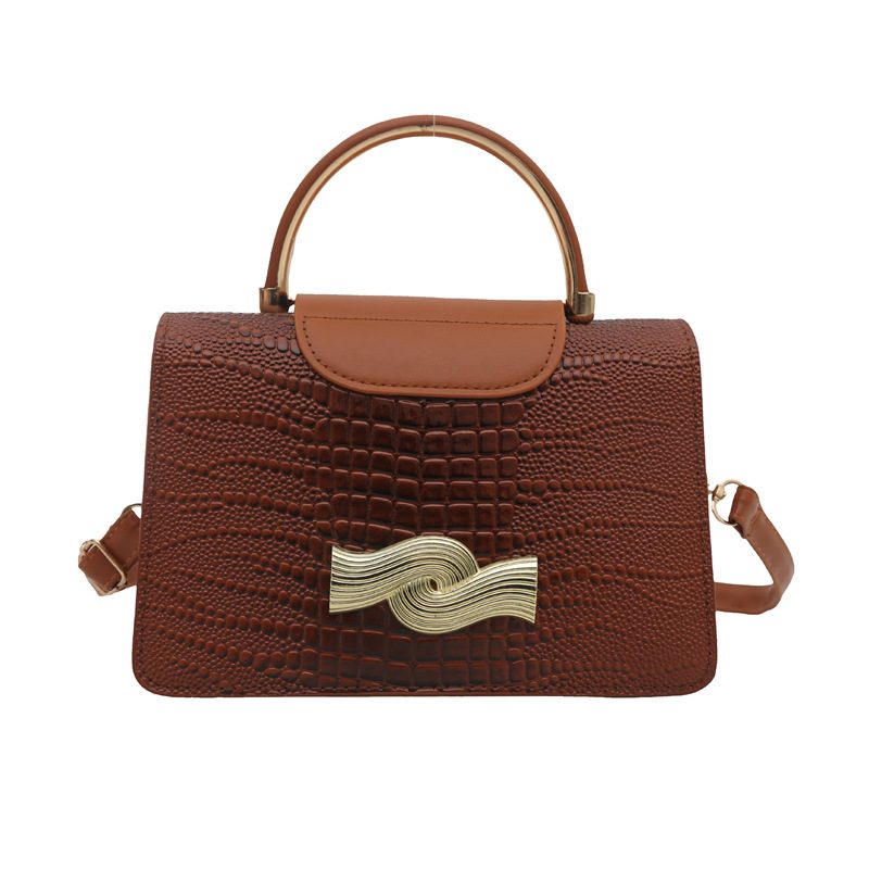 Artistic Patchwork Top-Handle Crossbody Square Bag view 9