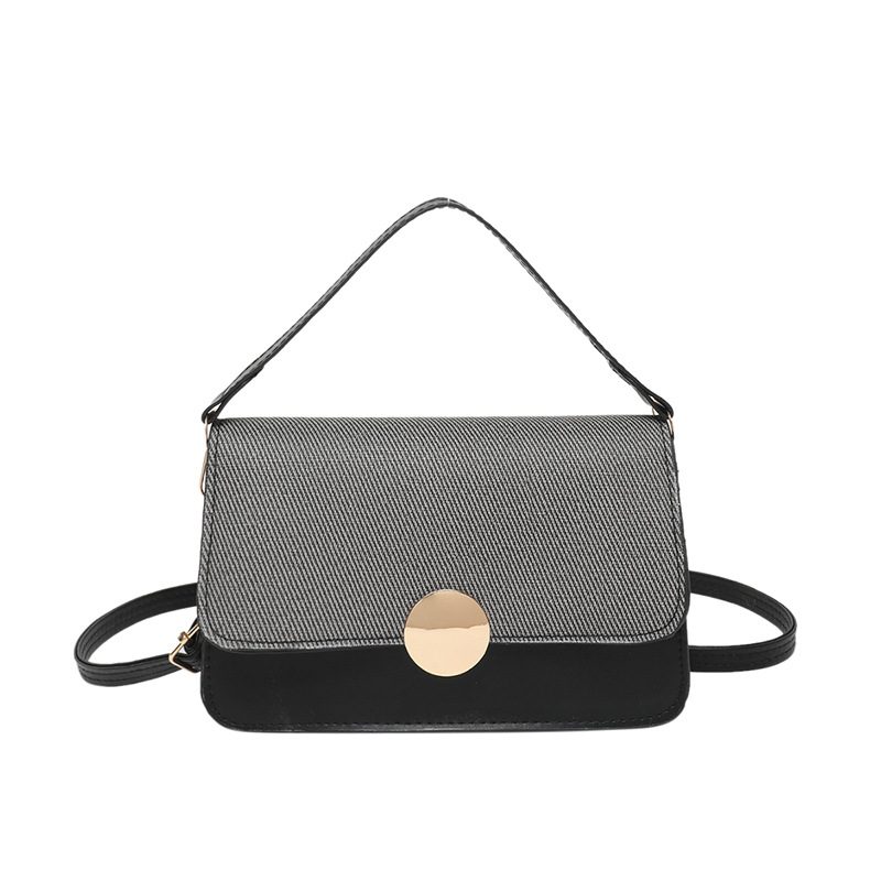 Color Block Henkeltasche Umhängetasche quadratisch view 5
