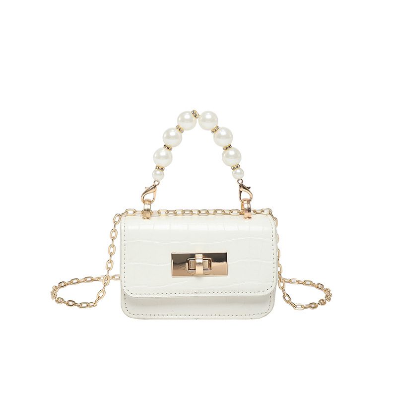 Crocodile Pattern Mini Chain Crossbody Bag view 7