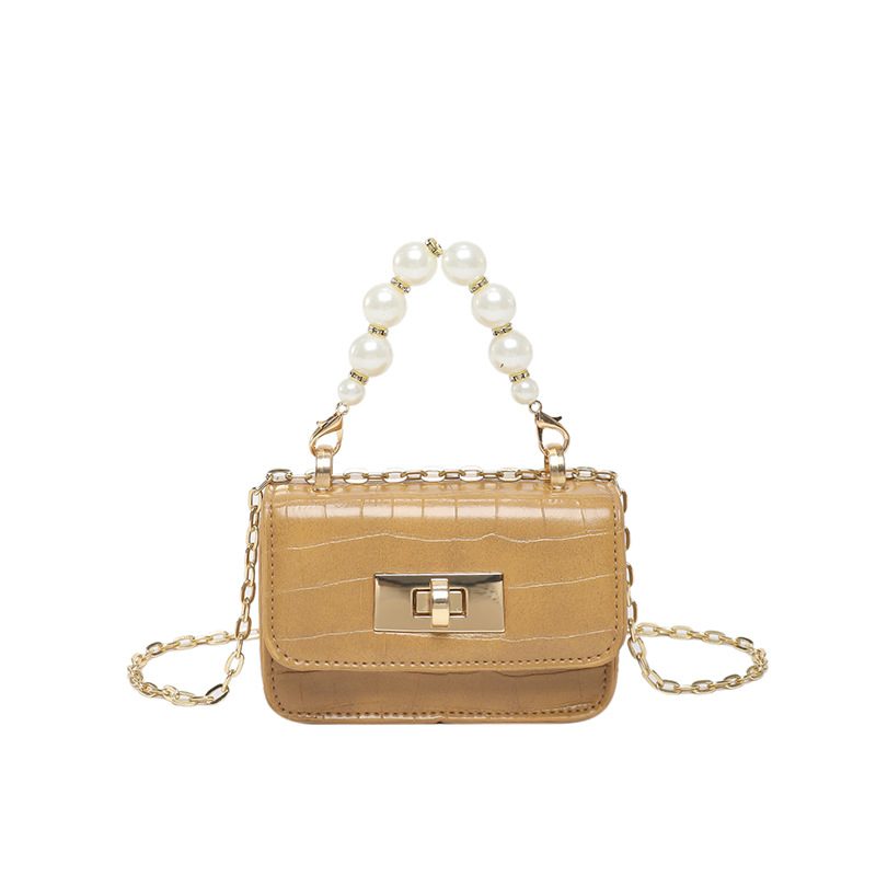 Crocodile Pattern Mini Chain Crossbody Bag view 9