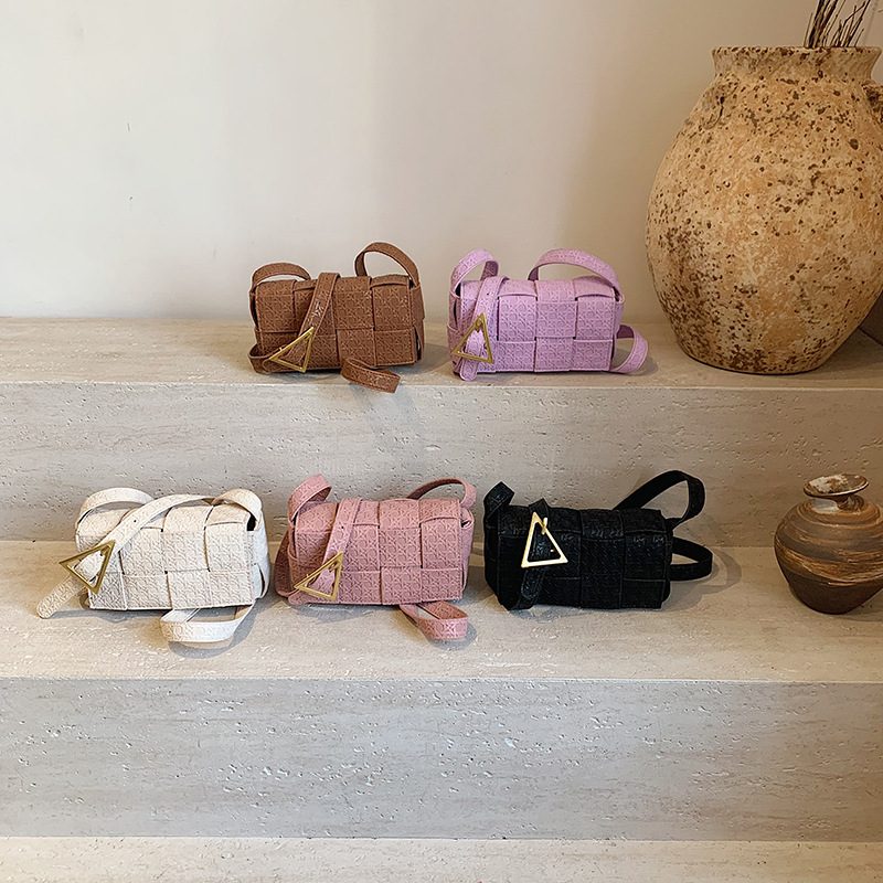 Woven Crossbody Square Bag