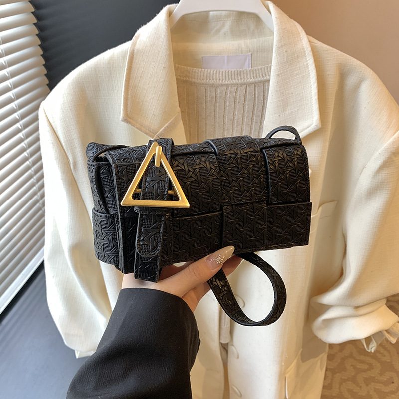 Woven Crossbody Square Bag view 4