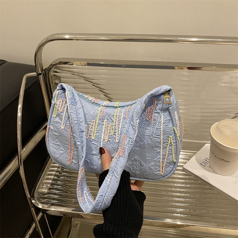 Lightweight Dumpling Crossbody Shoulder Bag view 2