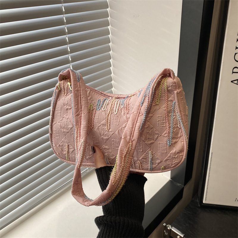 Lightweight Dumpling Crossbody Shoulder Bag view 3
