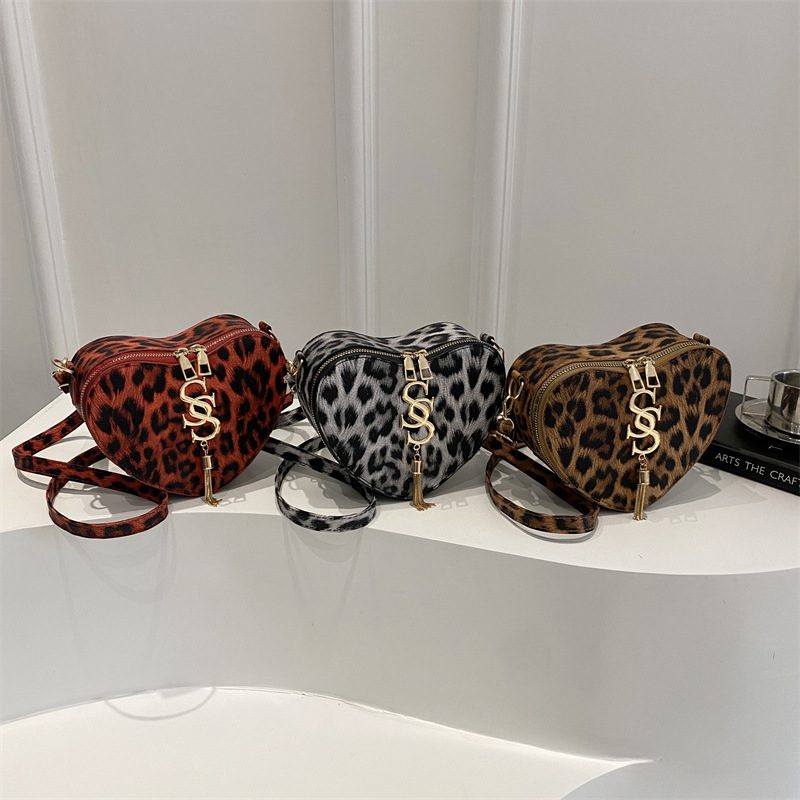 Letter Tassel Crossbody Shoulder Bag