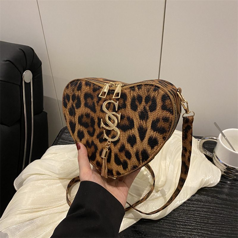 Letter Tassel Crossbody Shoulder Bag view 3