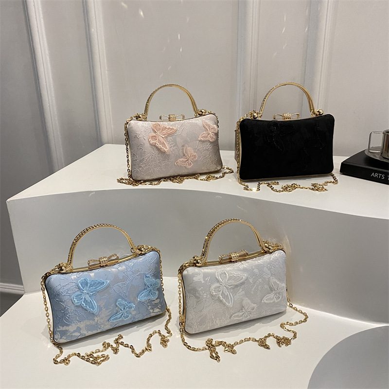 New Chinese Style Embroidered Chain Crossbody Bag