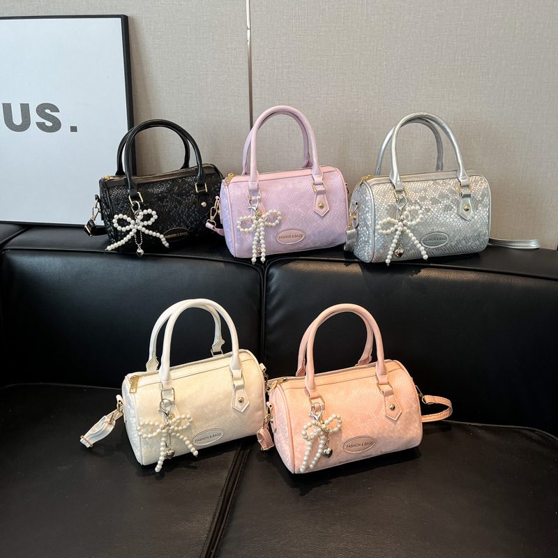 Casual Boston Pillow Crossbody Top-Handle Bag