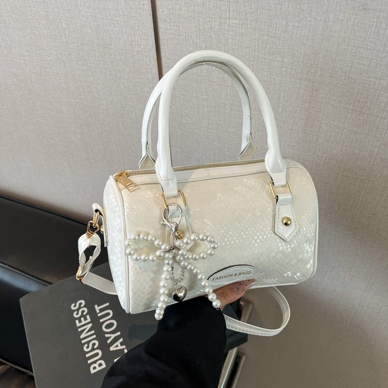 Casual Boston Pillow Crossbody Top-Handle Bag view 2