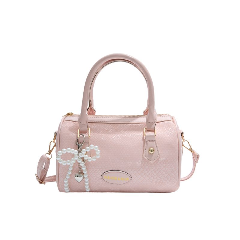 Casual Boston Pillow Crossbody Top-Handle Bag view 8