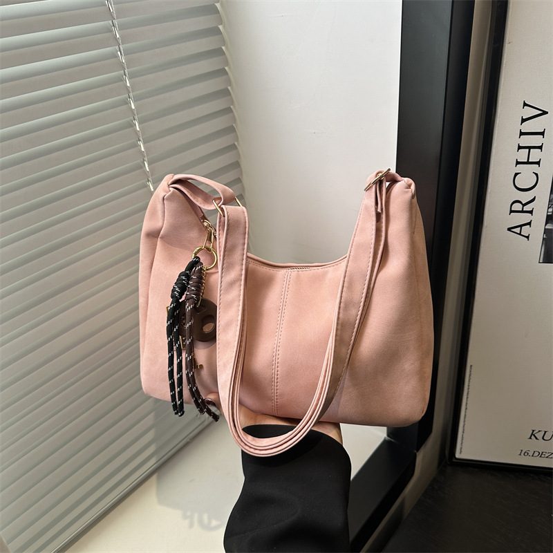 Vintage Large Capacity Shoulder Tote Crossbody Bag view 2