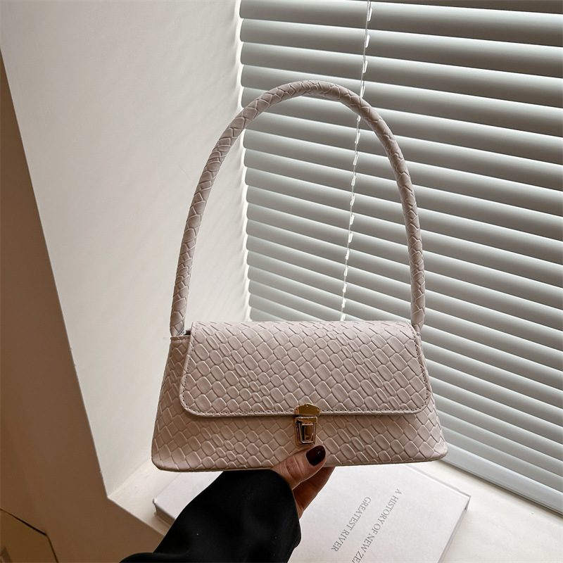Woven Texture Shoulder Crossbody Square Bag view 2