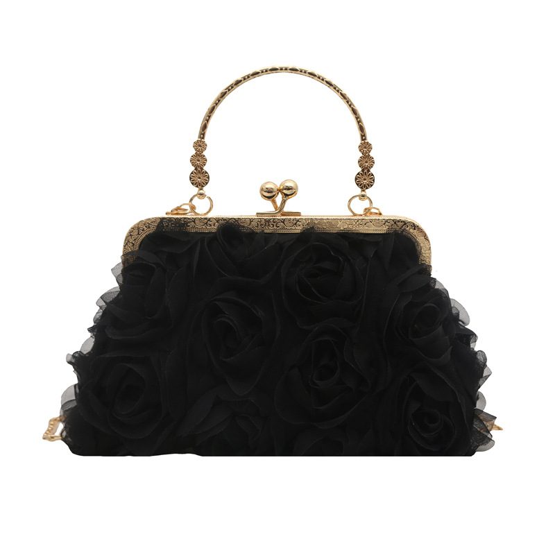 Chinese Style Floral Chain Shoulder Crossbody Bag view 6