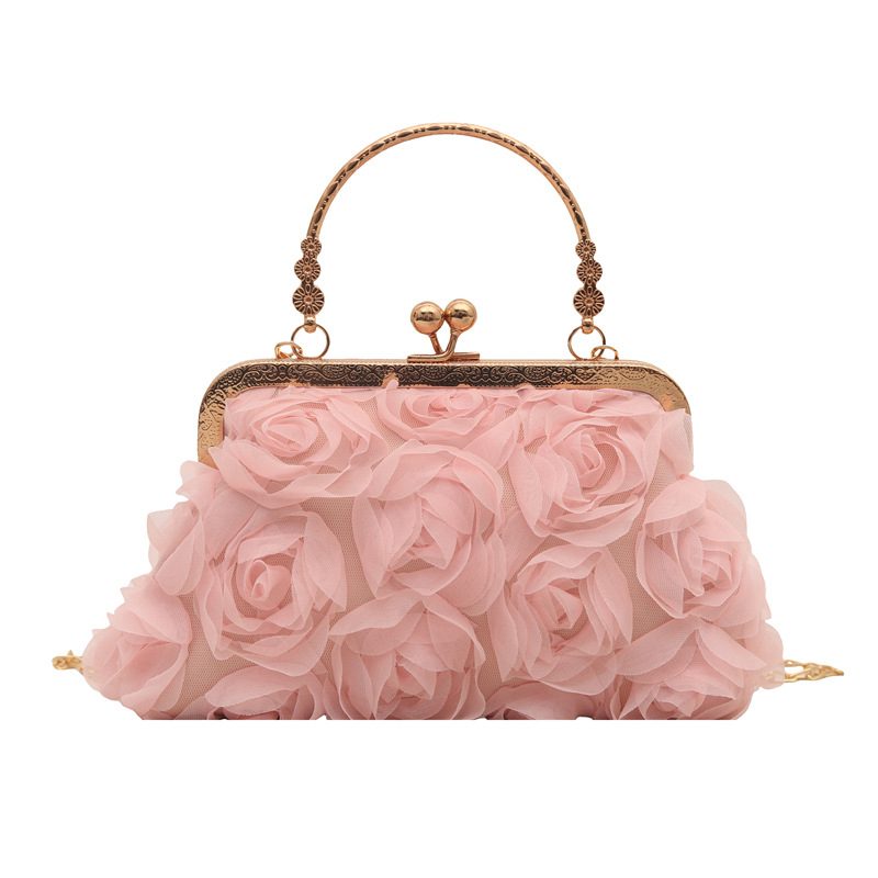 Chinese Style Floral Chain Shoulder Crossbody Bag view 8