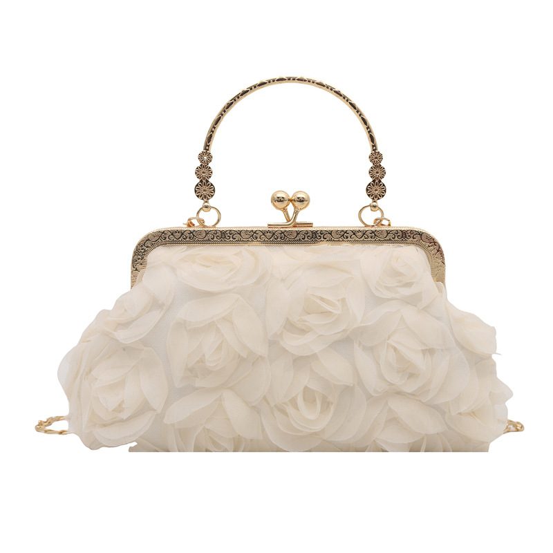 Chinese Style Floral Chain Shoulder Crossbody Bag view 9