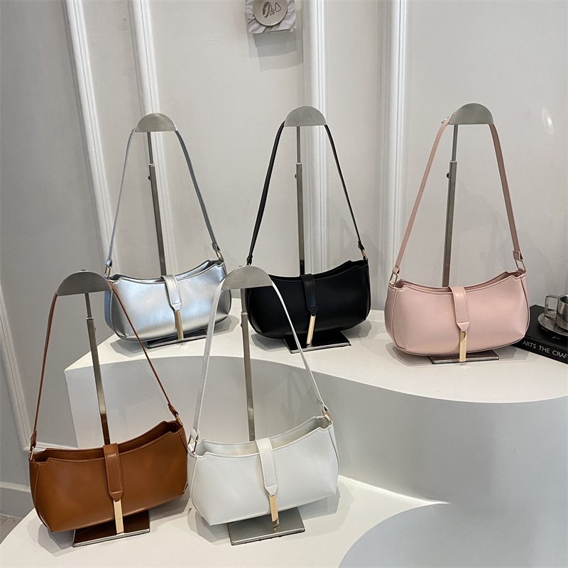 Vintage Buckle Shoulder Crossbody Square Bag