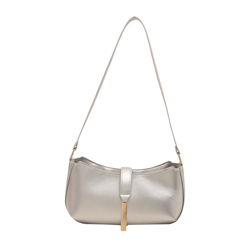 Tas Kotak Selempang Bahu Vintage dengan Buckle view 10