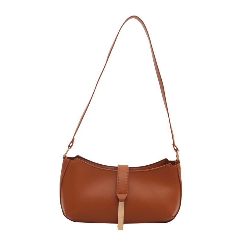 Tas Kotak Selempang Bahu Vintage dengan Buckle view 7