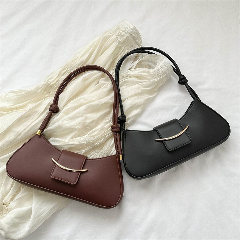 French Style Minimalist Shoulder Crossbody Bag view 2