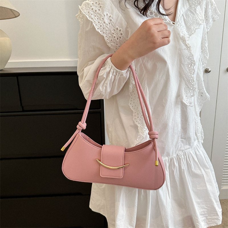 French Style Minimalist Shoulder Crossbody Bag view 3