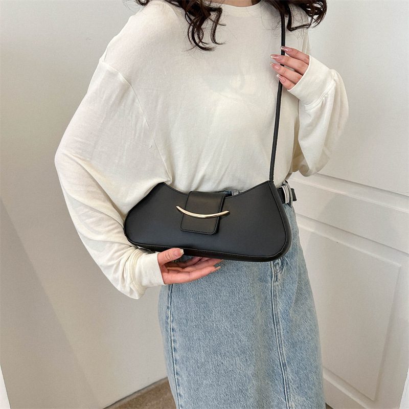 French Style Minimalist Shoulder Crossbody Bag view 4