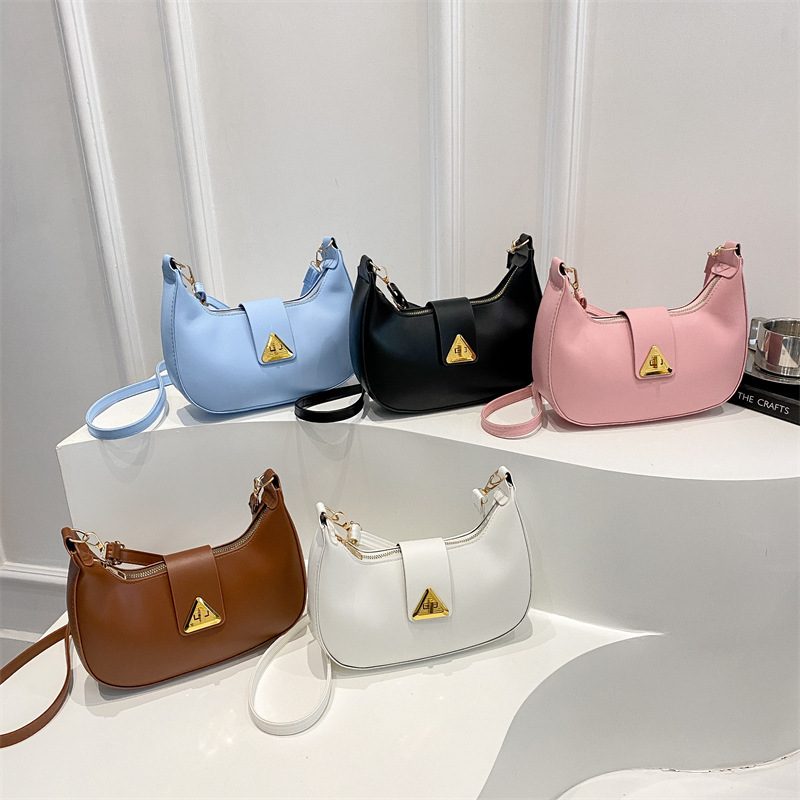 French Retro Flap Square Crossbody Bag