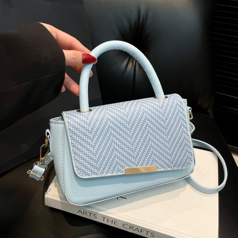 Colorblock Patchwork Square Crossbody Bag view 4