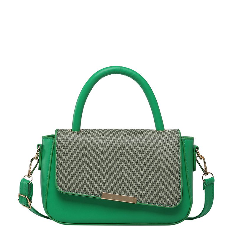Colorblock Patchwork Square Crossbody Bag view 5