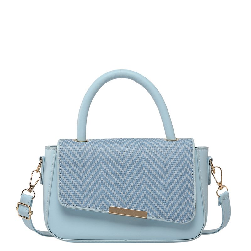 Colorblock Patchwork Square Crossbody Bag view 9
