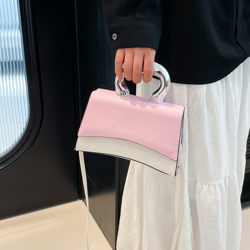 Tas Selempang Kotak Minimalis Warna Blok view 4