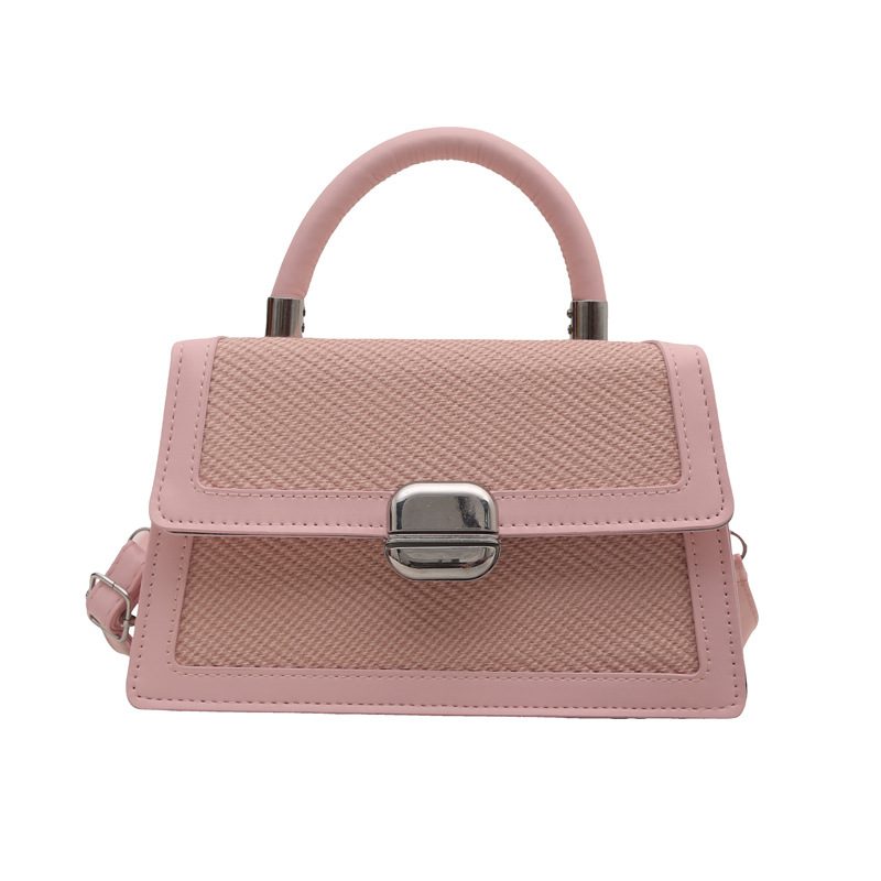 Colorblock Top-Handle Square Crossbody Bag view 10