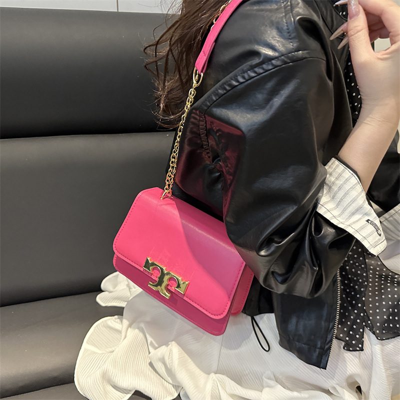 Minimalist Urban Shoulder Crossbody Square Bag view 3