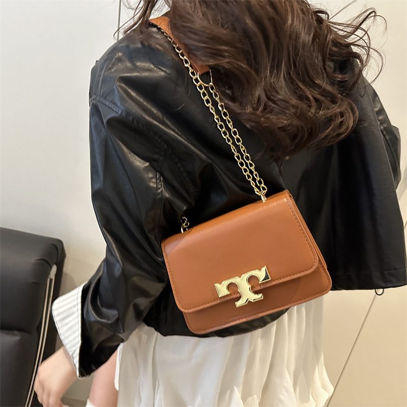 Minimalist Urban Shoulder Crossbody Square Bag view 4