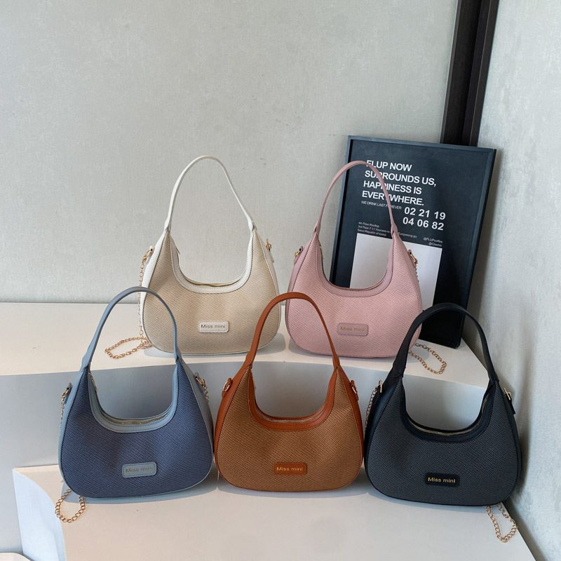 Woven Patchwork Shoulder Crossbody Bag