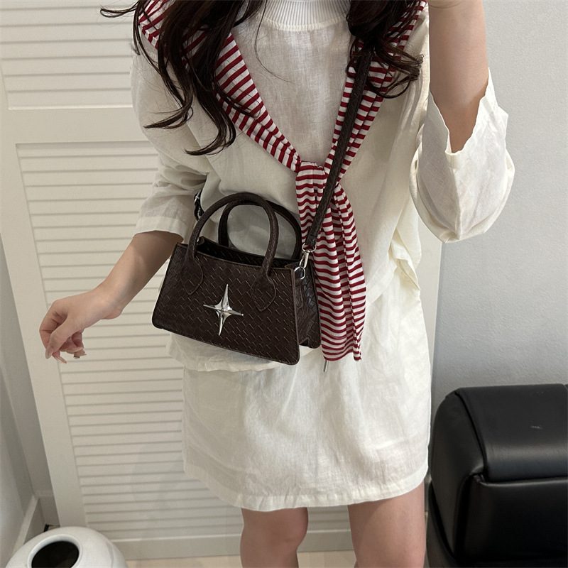 Minimalist Square Crossbody Top-Handle Bag view 4
