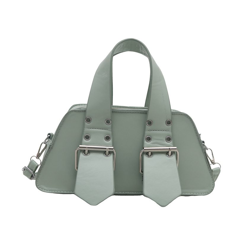 Edgy Moto Crossbody Shoulder Bag view 8