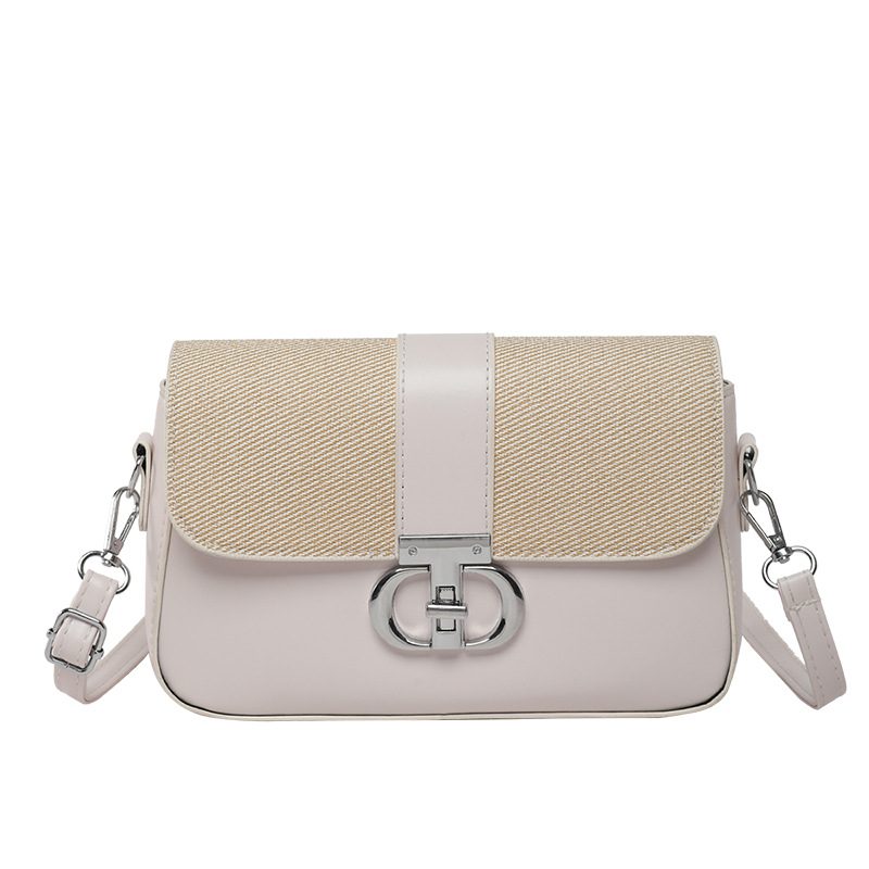 Color-Block Top-Handle Crossbody Mini Square Bag view 10