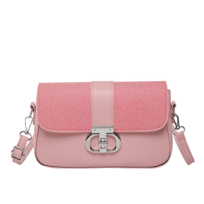 Color-Block Top-Handle Crossbody Mini Square Bag view 5