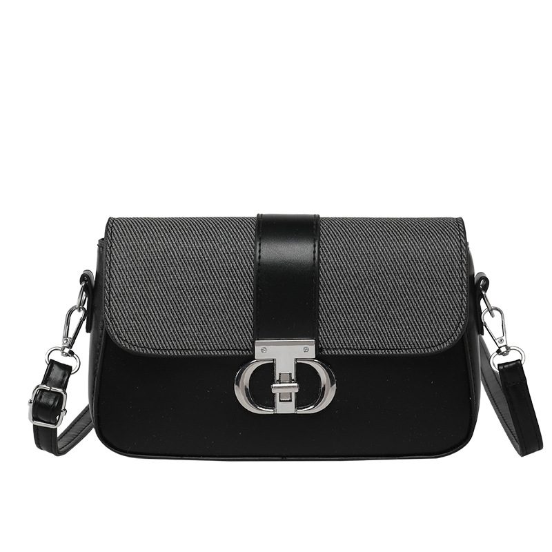 Color-Block Top-Handle Crossbody Mini Square Bag view 6
