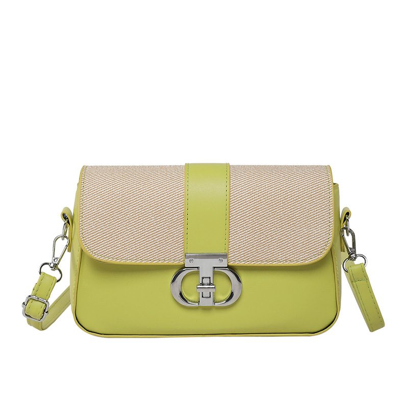 Color-Block Top-Handle Crossbody Mini Square Bag view 8