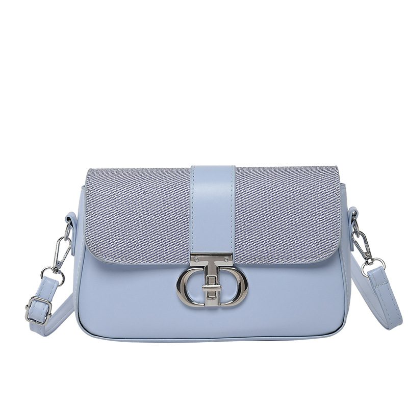 Color-Block Top-Handle Crossbody Mini Square Bag view 9