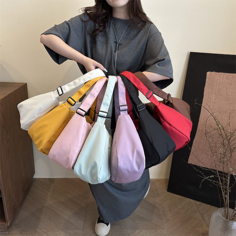 Canvas Slouchy Large Capacity Crossbody Bag