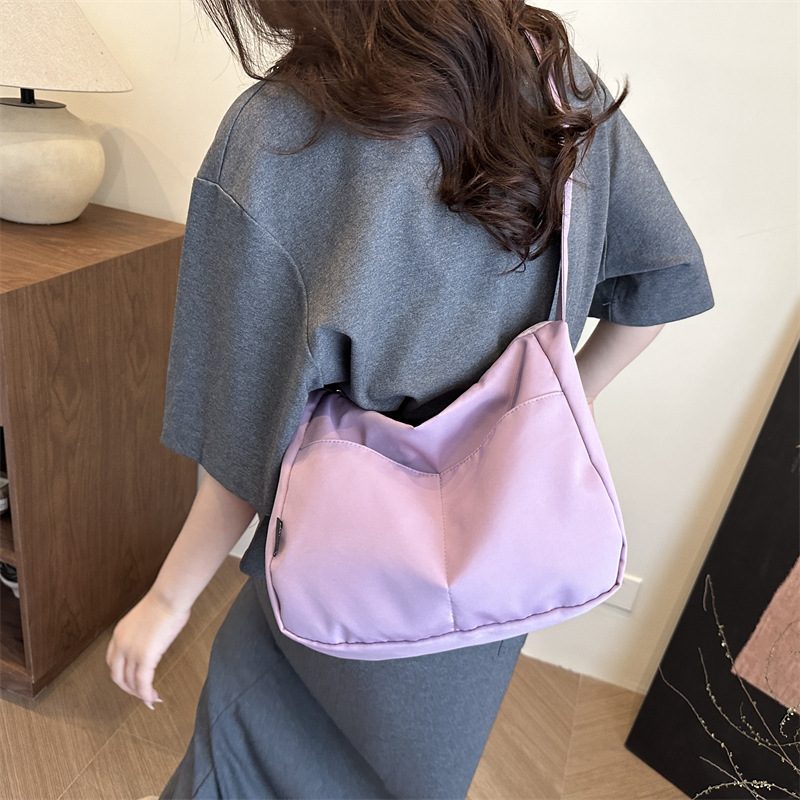 Canvas Slouchy Large Capacity Crossbody Bag view 3