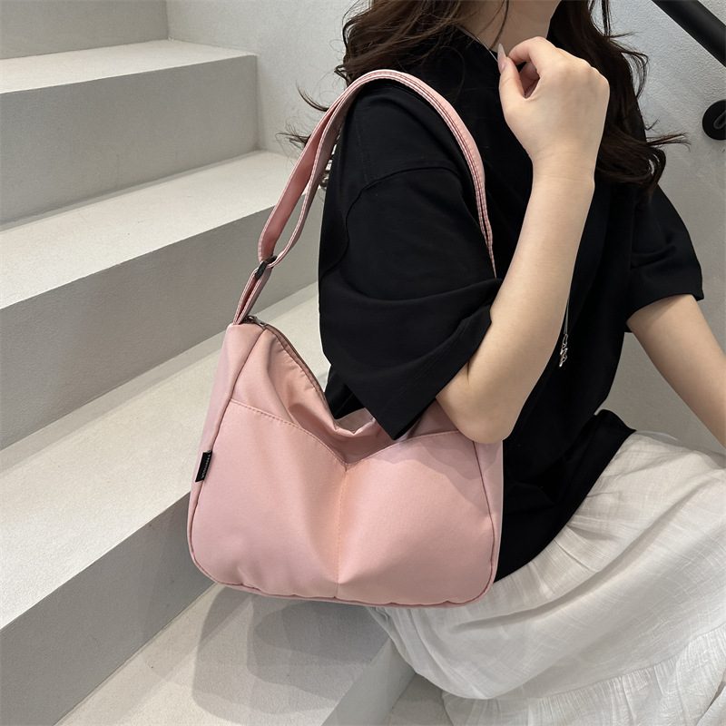 Canvas Slouchy Large Capacity Crossbody Bag view 4