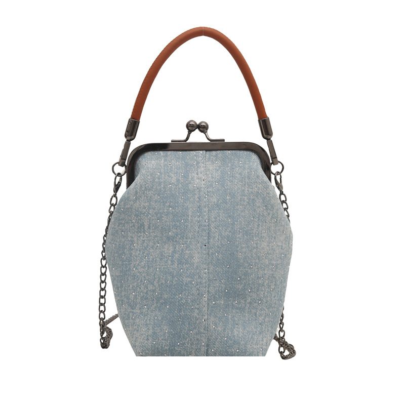Retro Denim Crossbody Phone Bag view 5