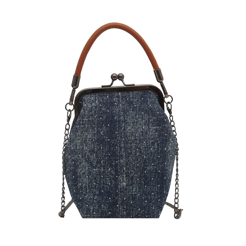 Retro Denim Crossbody Phone Bag view 7