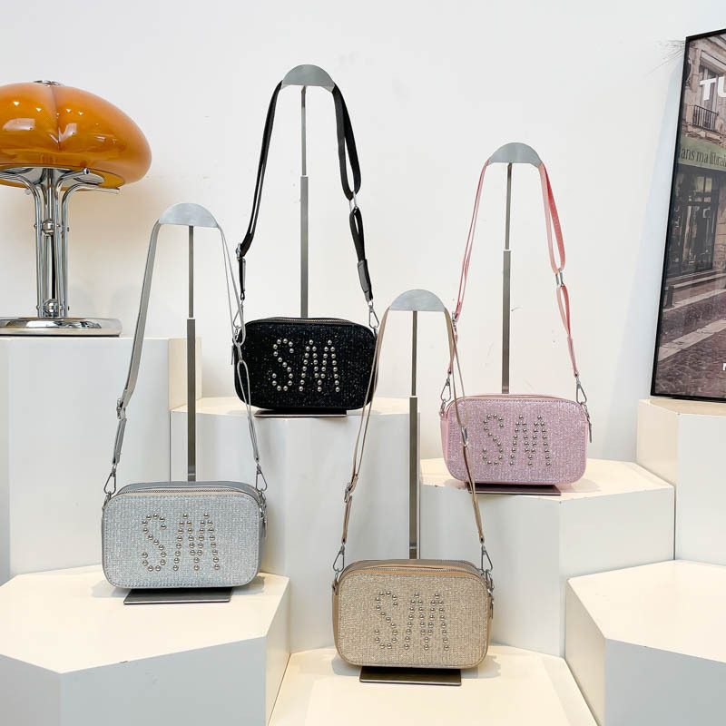 Camera Bag Wide Strap Crossbody Mini Square Bag