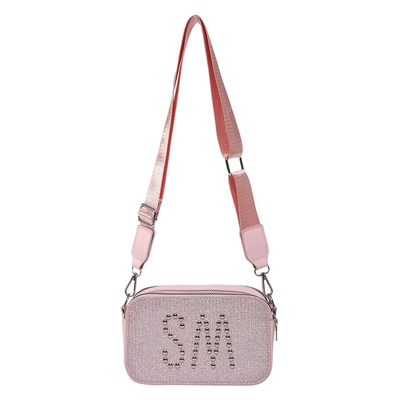 Camera Bag Wide Strap Crossbody Mini Square Bag view 7