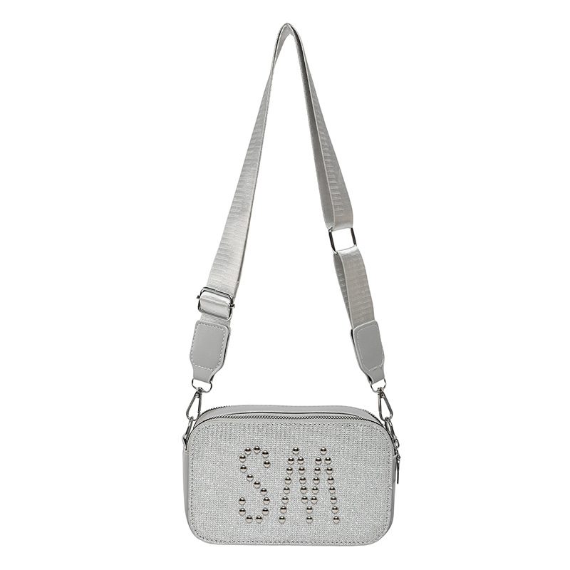 Camera Bag Wide Strap Crossbody Mini Square Bag view 9