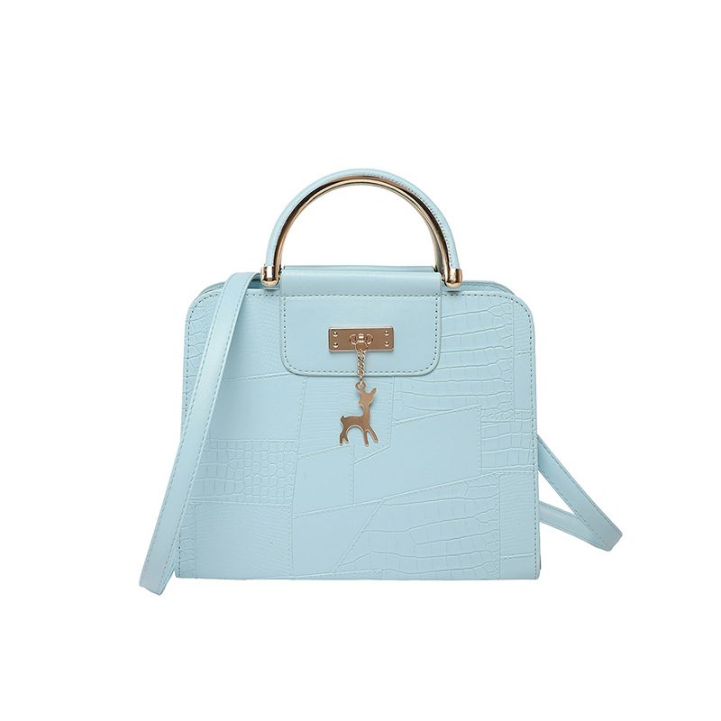 Minimalist Top-Handle Mini Square Crossbody Bag view 10